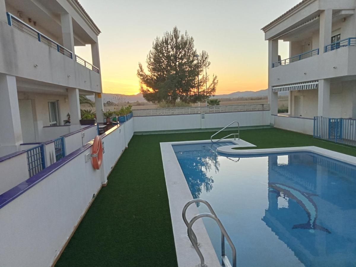 Playa Almarda Corinto, Piscina, Wifi,2 Terrazas, Barbacoa,Tranquilo Appartement Sagunto Buitenkant foto