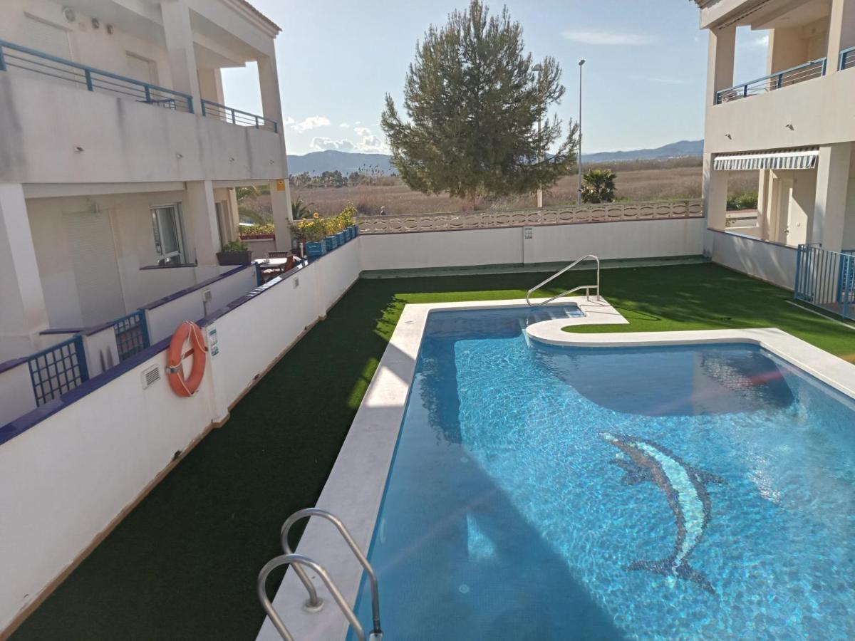 Playa Almarda Corinto, Piscina, Wifi,2 Terrazas, Barbacoa,Tranquilo Appartement Sagunto Buitenkant foto