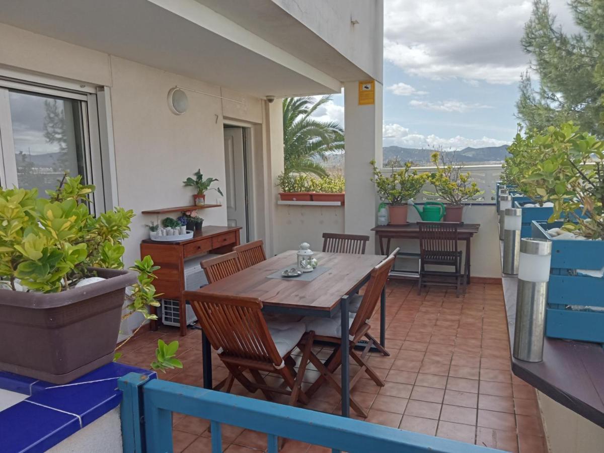 Playa Almarda Corinto, Piscina, Wifi,2 Terrazas, Barbacoa,Tranquilo Appartement Sagunto Buitenkant foto