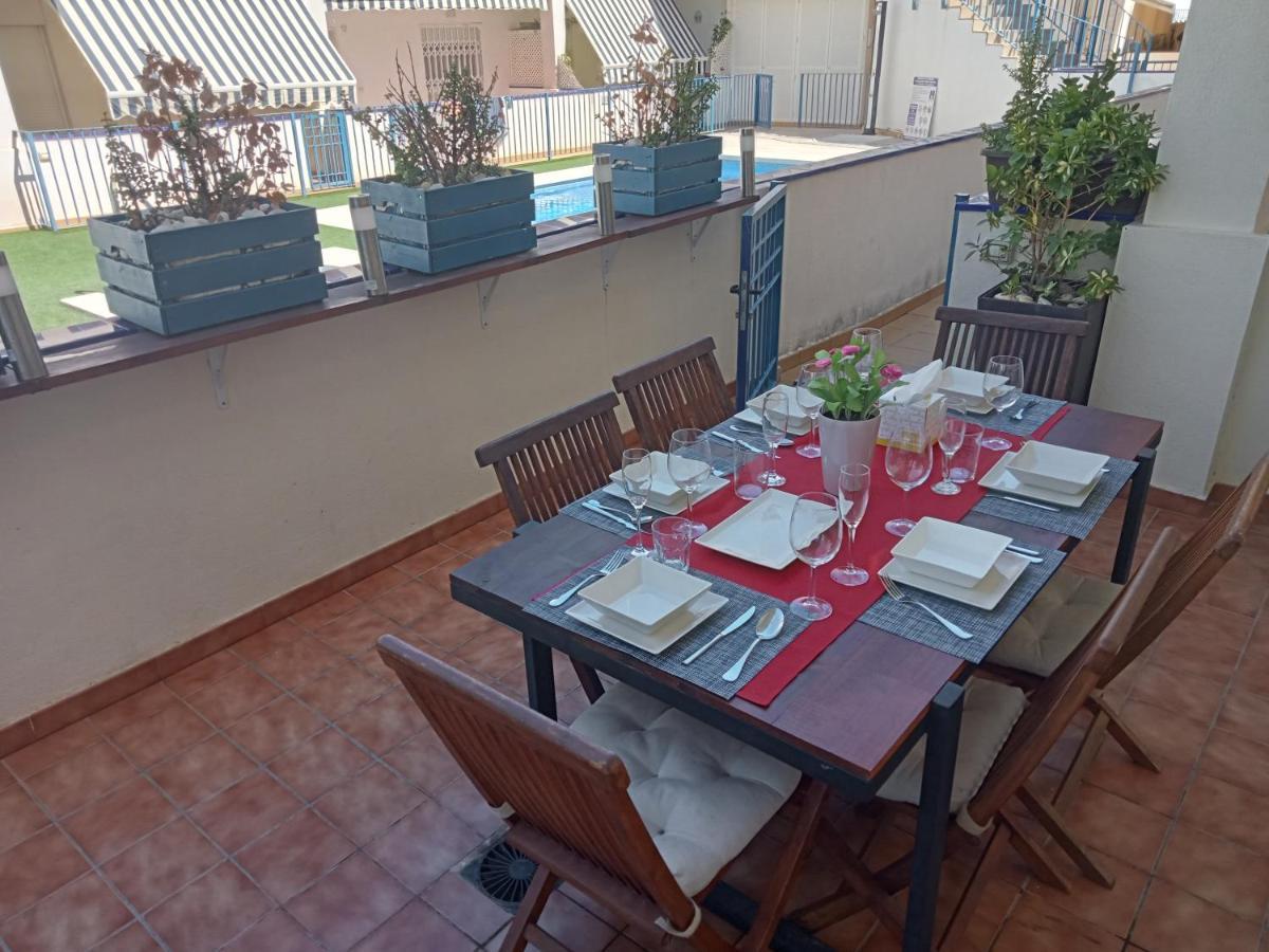 Playa Almarda Corinto, Piscina, Wifi,2 Terrazas, Barbacoa,Tranquilo Appartement Sagunto Buitenkant foto